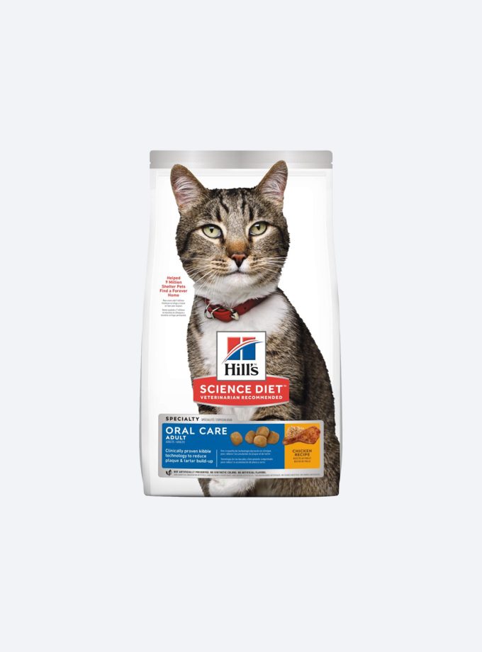 Hill's Oral Care Adult Dry Cat Food - Chicken