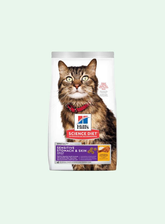 Hill's Sensitive Skin Adult Dry Cat Food - Chicken