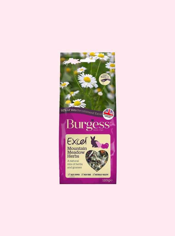 Burgess Excel Mountain Meadow Herbs for Rabbits and Other Small Animals