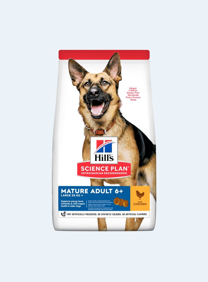 Hills Mature Large Breed Chicken Dog Food