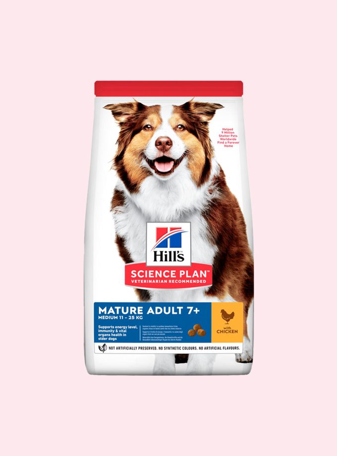 Hill?s Mature Medium Breed Dry Dog Food ? Chicken