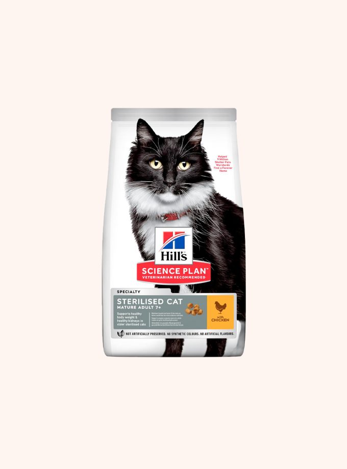 Hill's Mature Sterilised Chicken Cat Food