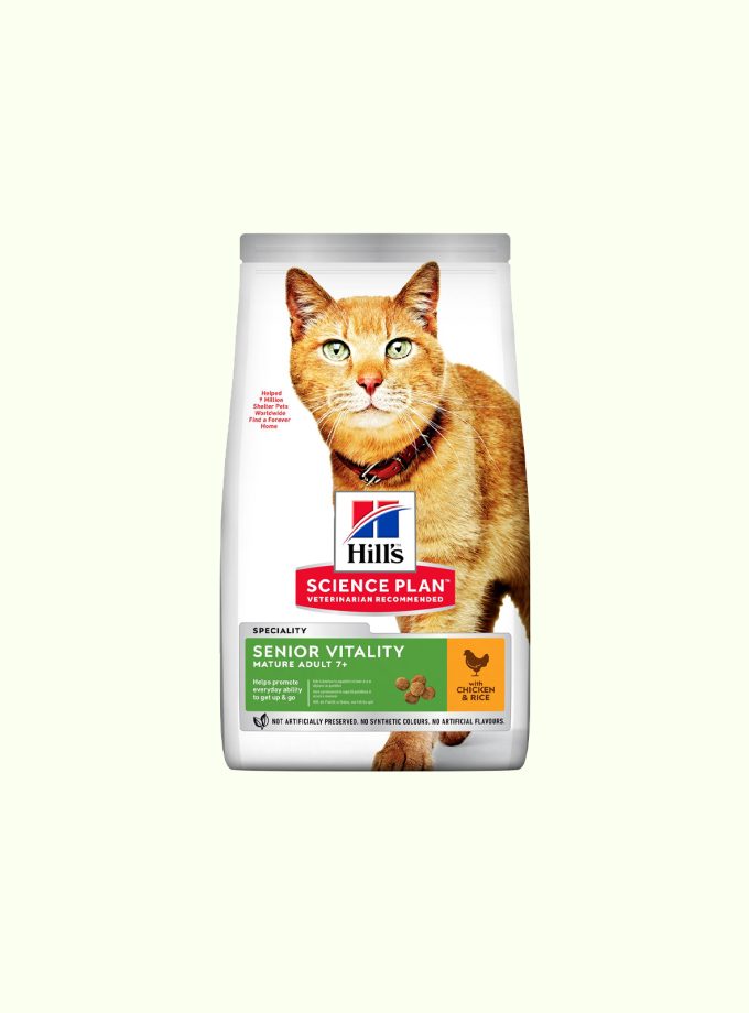 Hill's Senior Vitality Chicken Cat Food