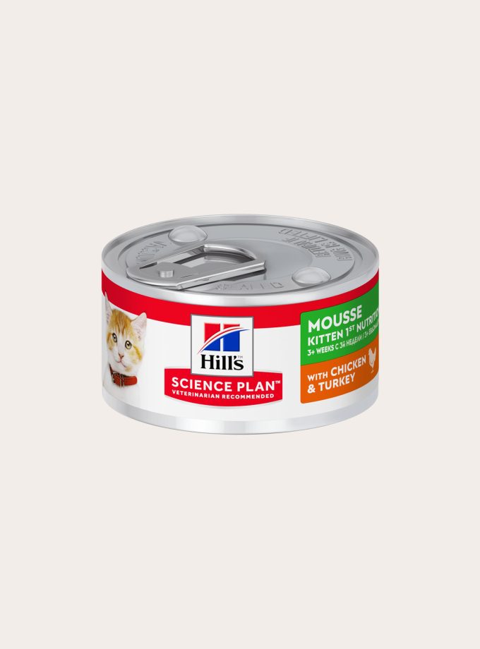 Hill's Kitten Mousse Chicken and Turkey Wet Cat Food
