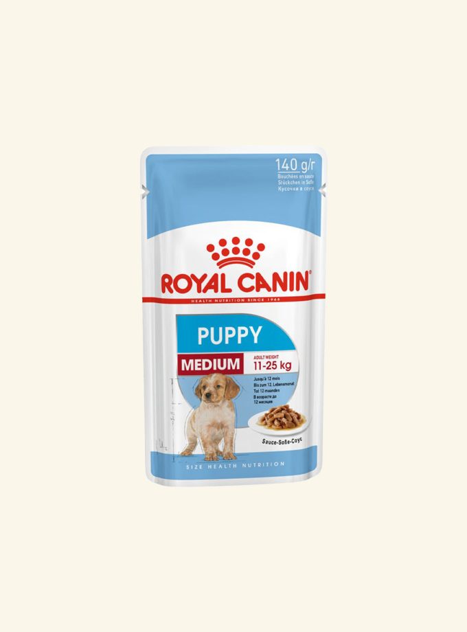 Royal Canin Medium Puppy Canine Wet Food Pouch