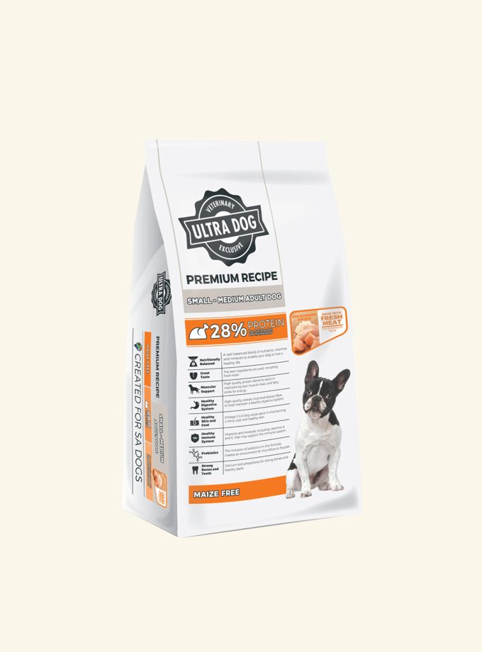 Ultra Dog Premium Recipe Adult Small & Medium Breed
