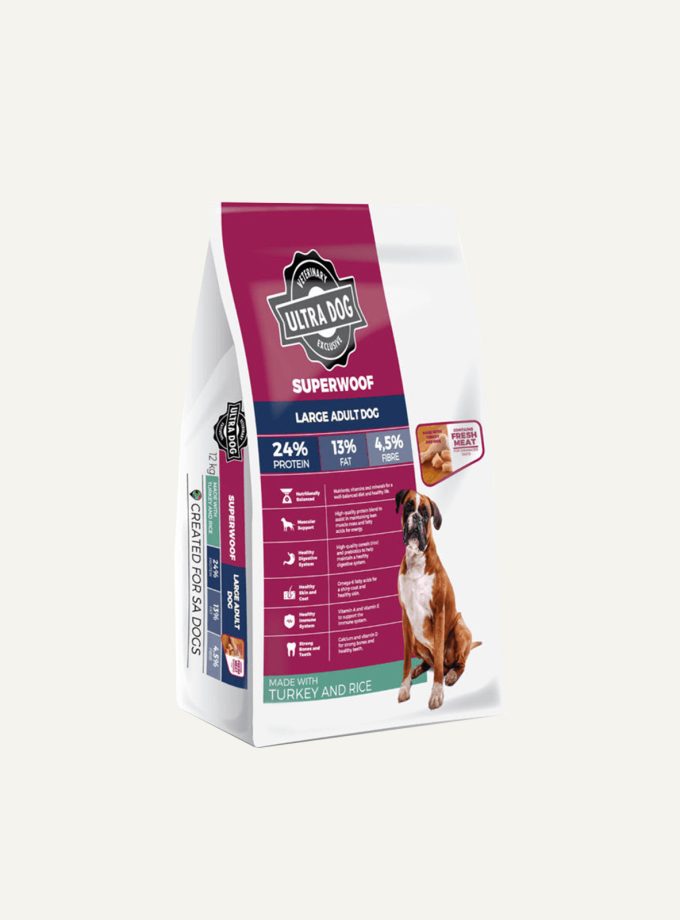 Ultra Dog Superwoof Adult Large Breed (Turkey)