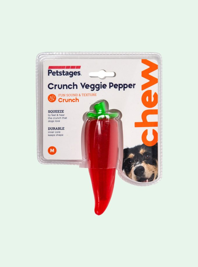 Petstages Crunch Veggie Pepper
