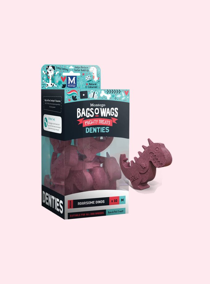 Montego Bags O Wags Denties Medium Roarsome Dinos