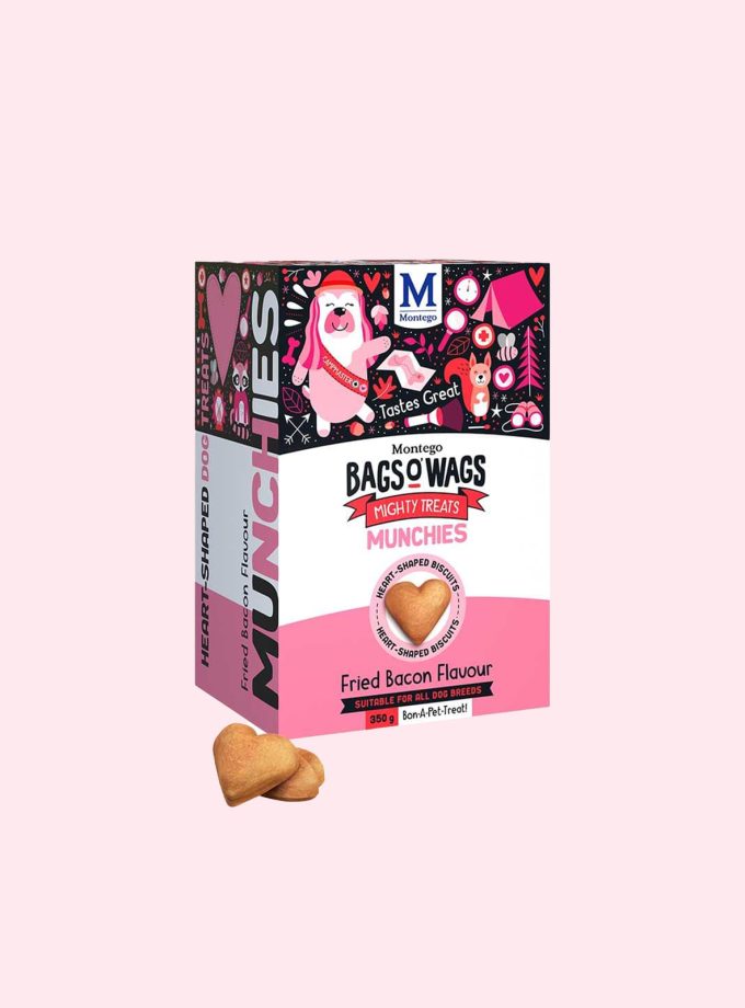 Montego Bags O Wags Munchies, Fried Bacon - 350g