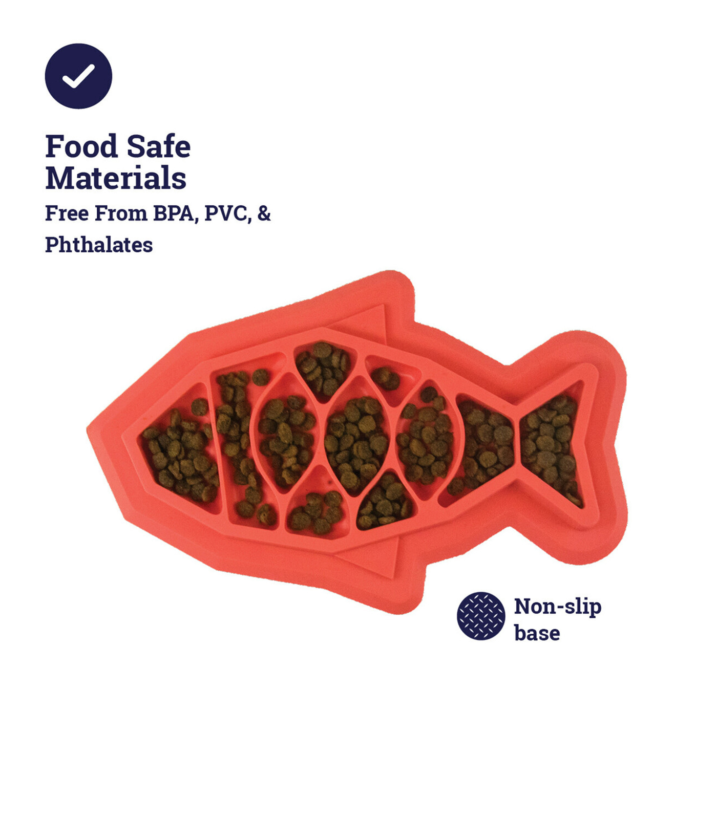 Fishie Fun Feed Mat, Cat Slow Feeder, Pink - Image 4