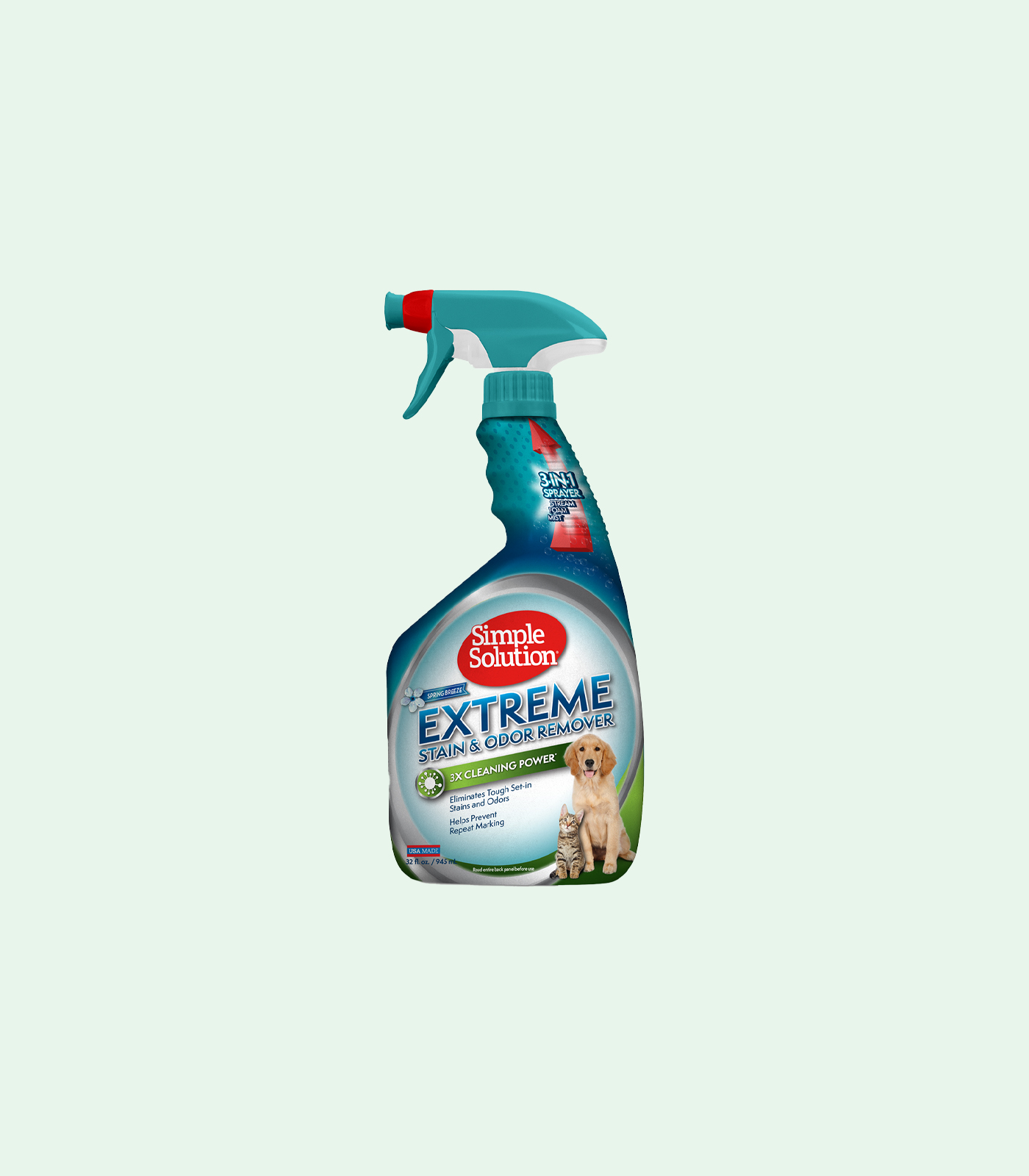 Simple Solutions Extreme Spring Breeze Pet Stain & Odor Remover 750 ML