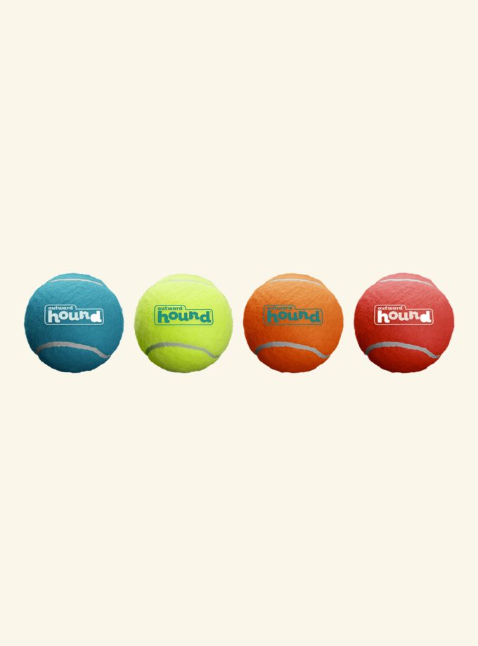 Squeaker Ballz Dog Toy - 4 Pack, Extra Small
