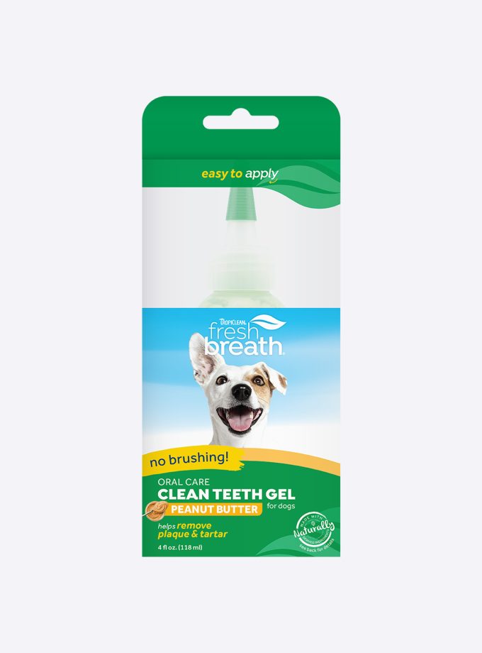 TropiClean Fresh Breath Peanut Butter Flavored Oral Care Gel