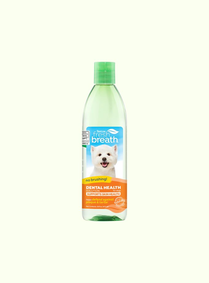 TropiClean Fresh Breath Plus Skin & Coat Oral Care Water Additive