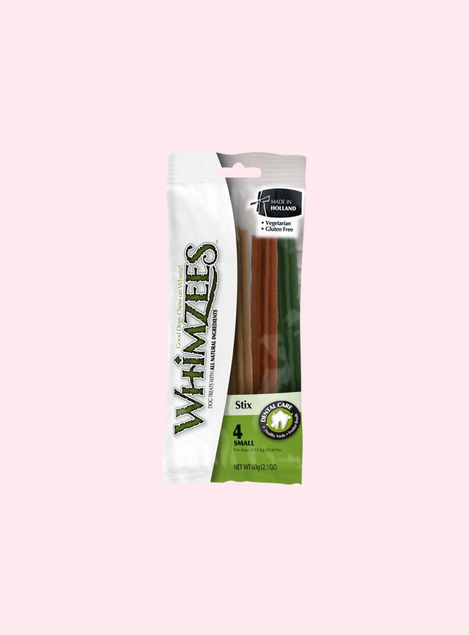 Whimzees Stix Dental Treat, Small Pack of 4