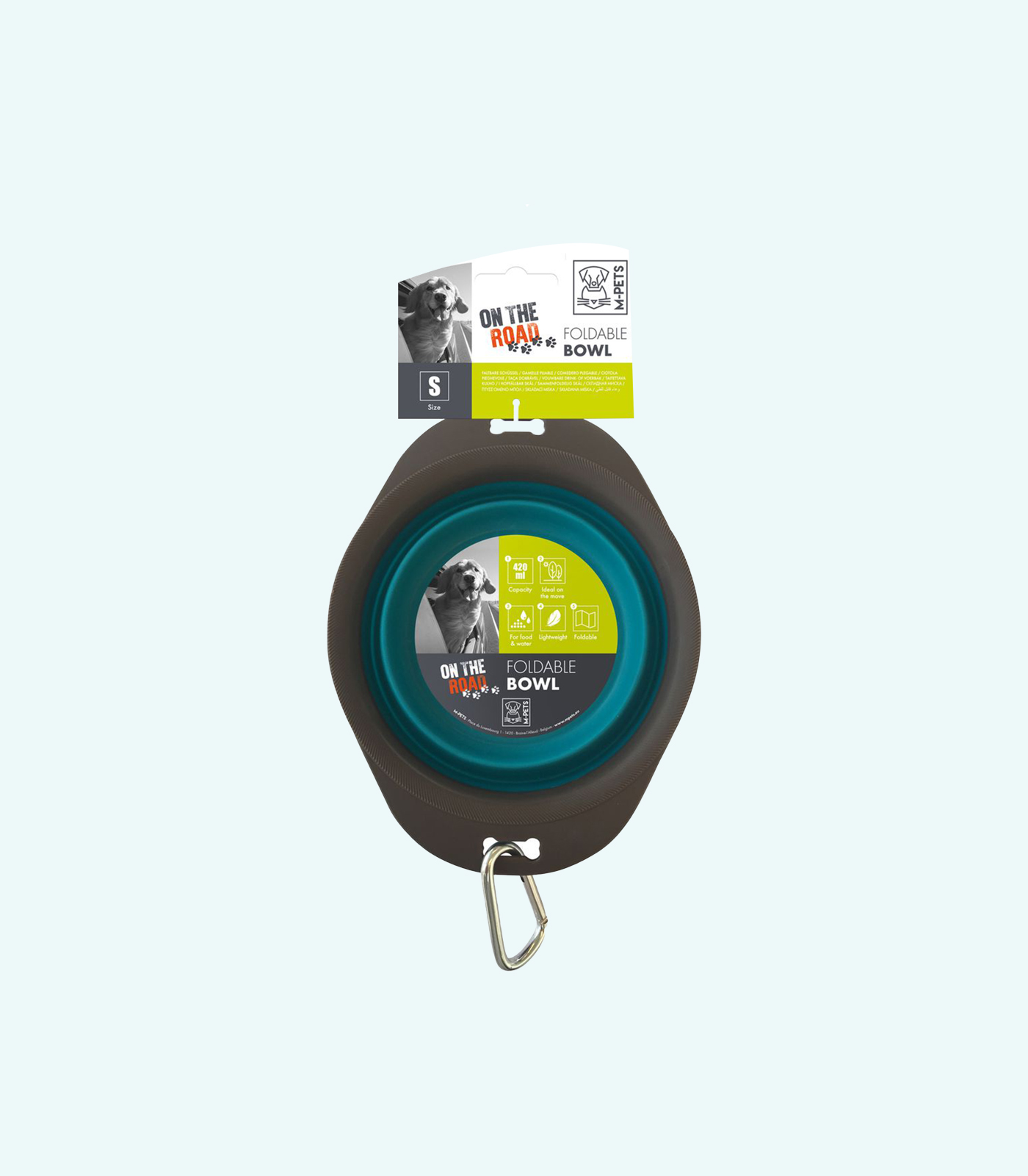 M-Pets Foldable Silicone Travel Bowl