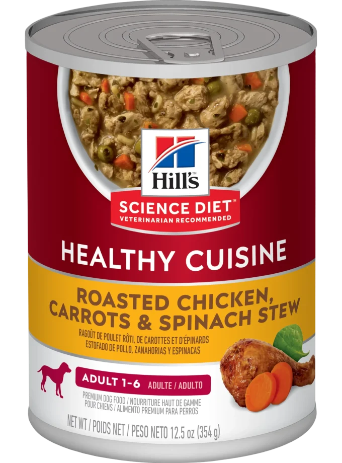 HILL'S SCIENCE PLAN Adult Wet Dog Food Chicken and Carrot Flavour - 354g Stew