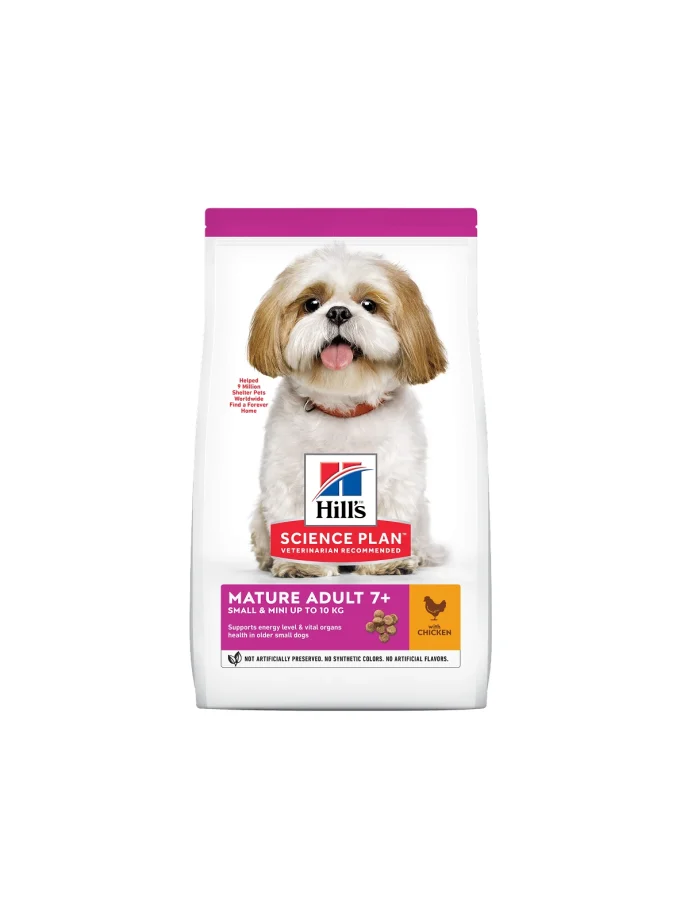 HILL'S SCIENCE PLAN Mature Adult Small & Mini Dry Dog Food Chicken Flavour - 3kg