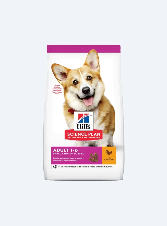 HILL'S SCIENCE PLAN Adult Small & Mini Dry Dog Food Chicken Flavour - 3kg