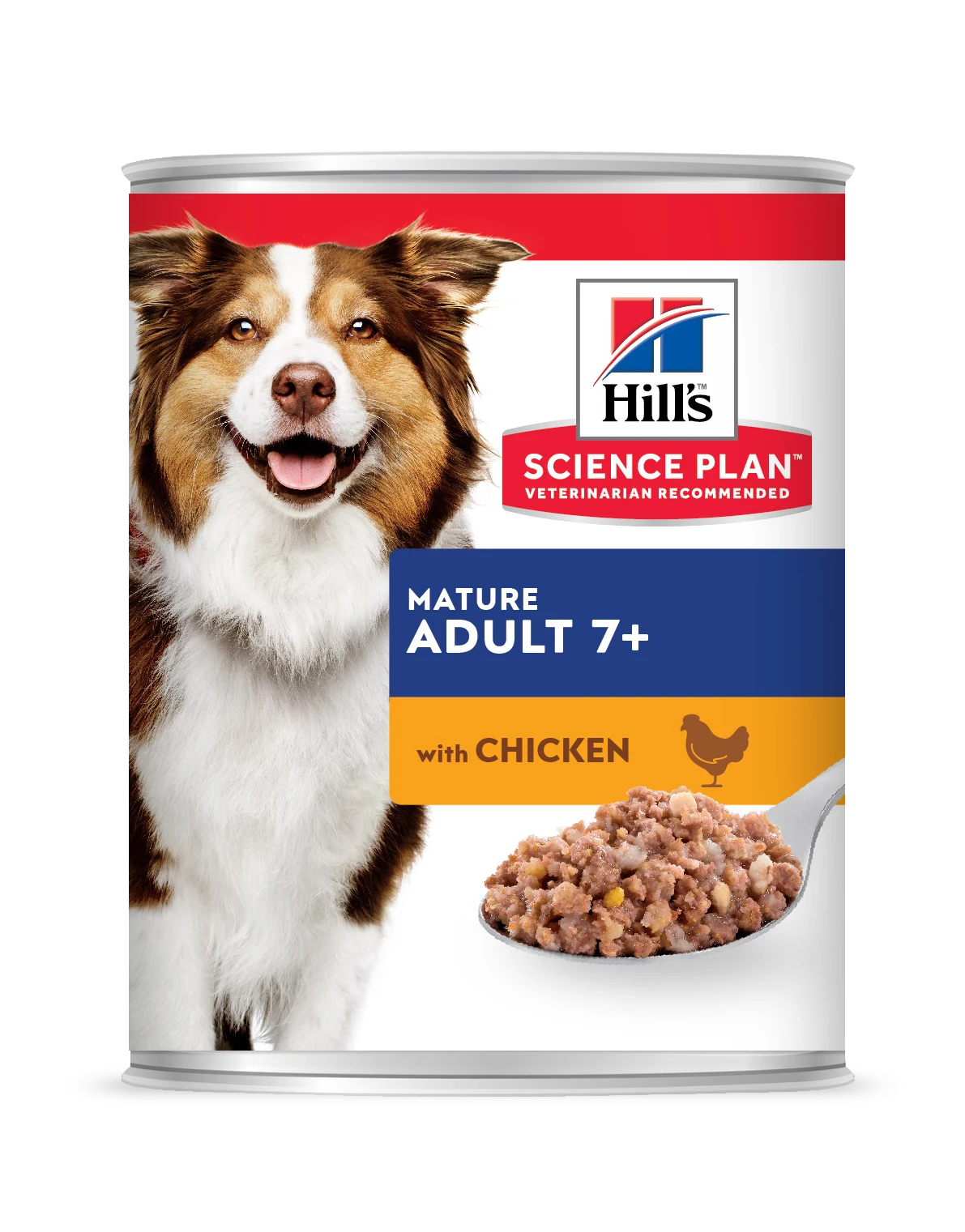 HILL'S SCIENCE PLAN Mature Adult Wet Dog Food Chicken Flavour - 370g Can